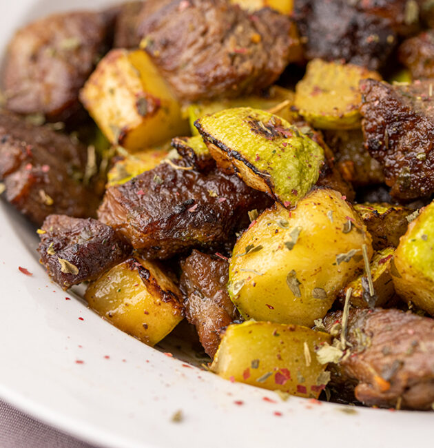 Juneći ramstek s tikvicom recept