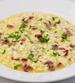 Risotto with Smoked Meat