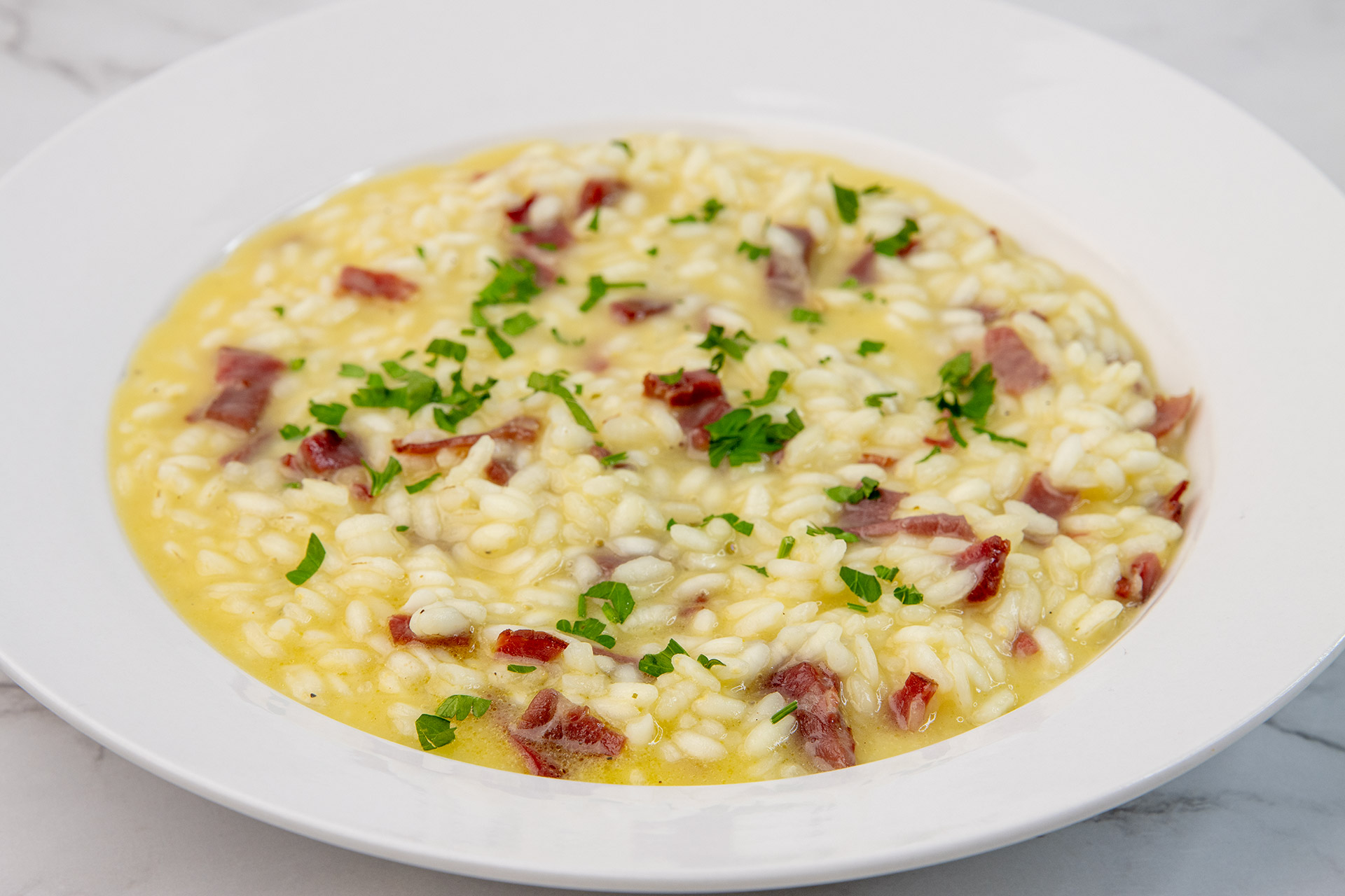 Risotto with Smoked Meat